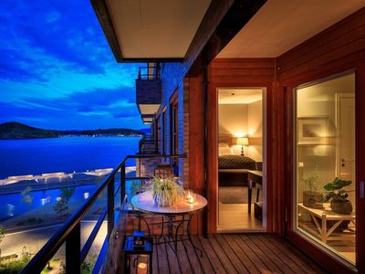 Eksklusiv leilighet ytterst på Sørenga