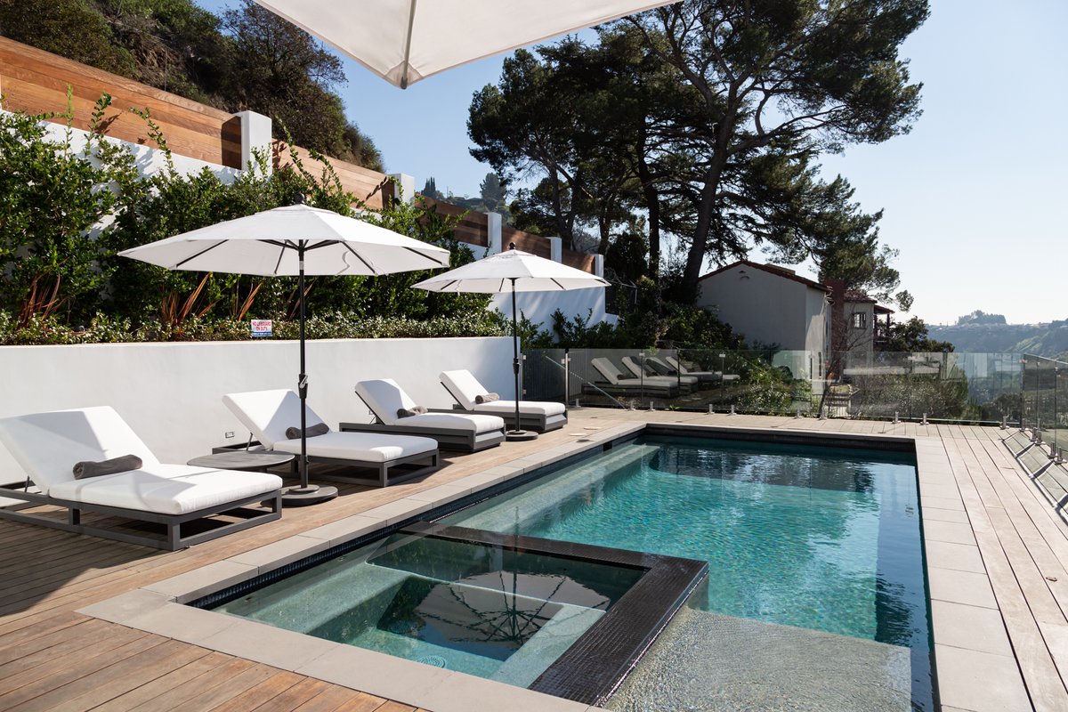 West Hollywood Hills Pool Home With Views