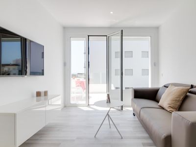 Second line beach apartment, two bedrooms with ter