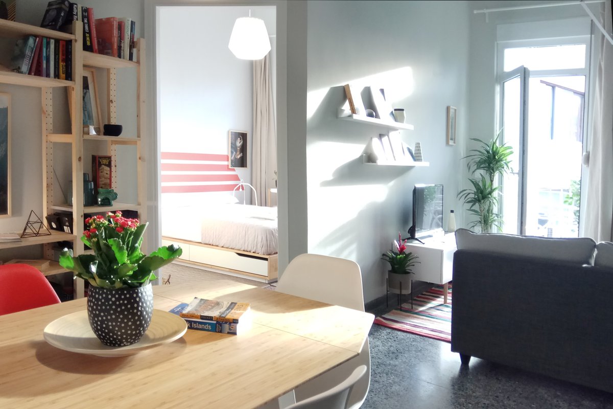 Combo Colorful Flat & Penthouse ❤ Heart of Athens