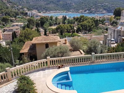 Villa con piscina y vistas en el Puerto de Sóller