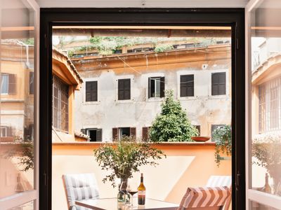 Elegante attico nel centro di Roma