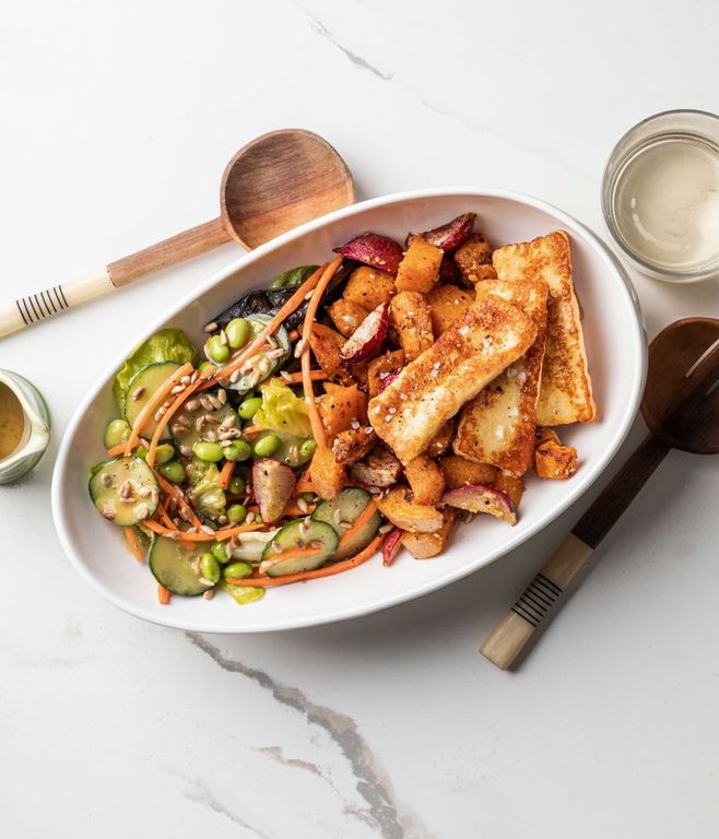 Photo of Vegetarian Dukkah Butternut & Halloumi