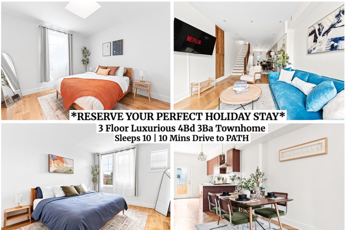3 LEVEL LUX Townhome | 10 Mins Drive to PATH gallery image 2