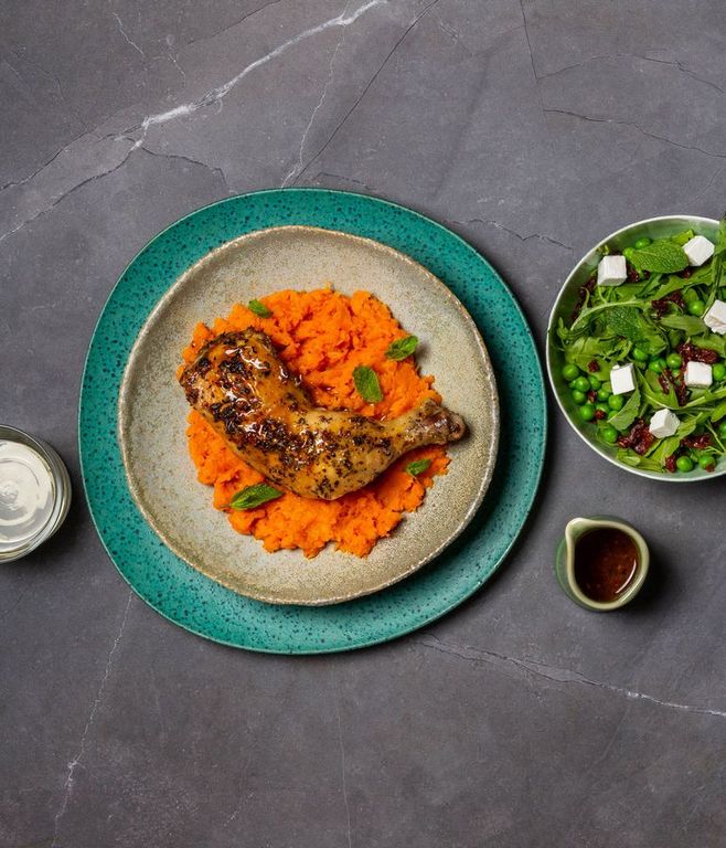 Photo of Roasted Chicken & Rustic Carrot Mash