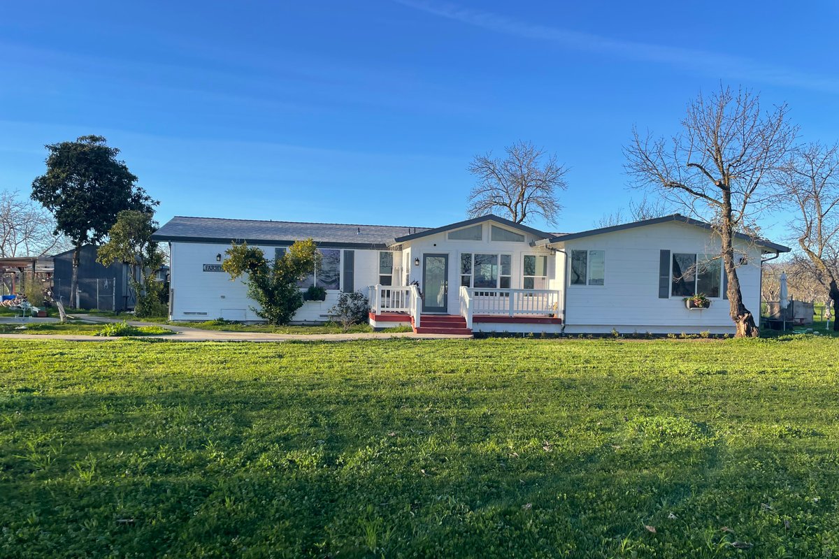 Serene beautiful farmhouse