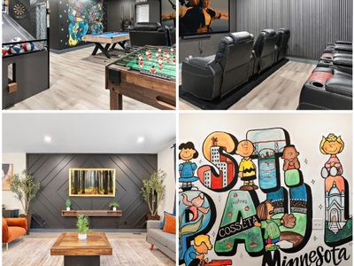 Sleeps14 GameRoom Sauna Hottub Murals HomeTheatre