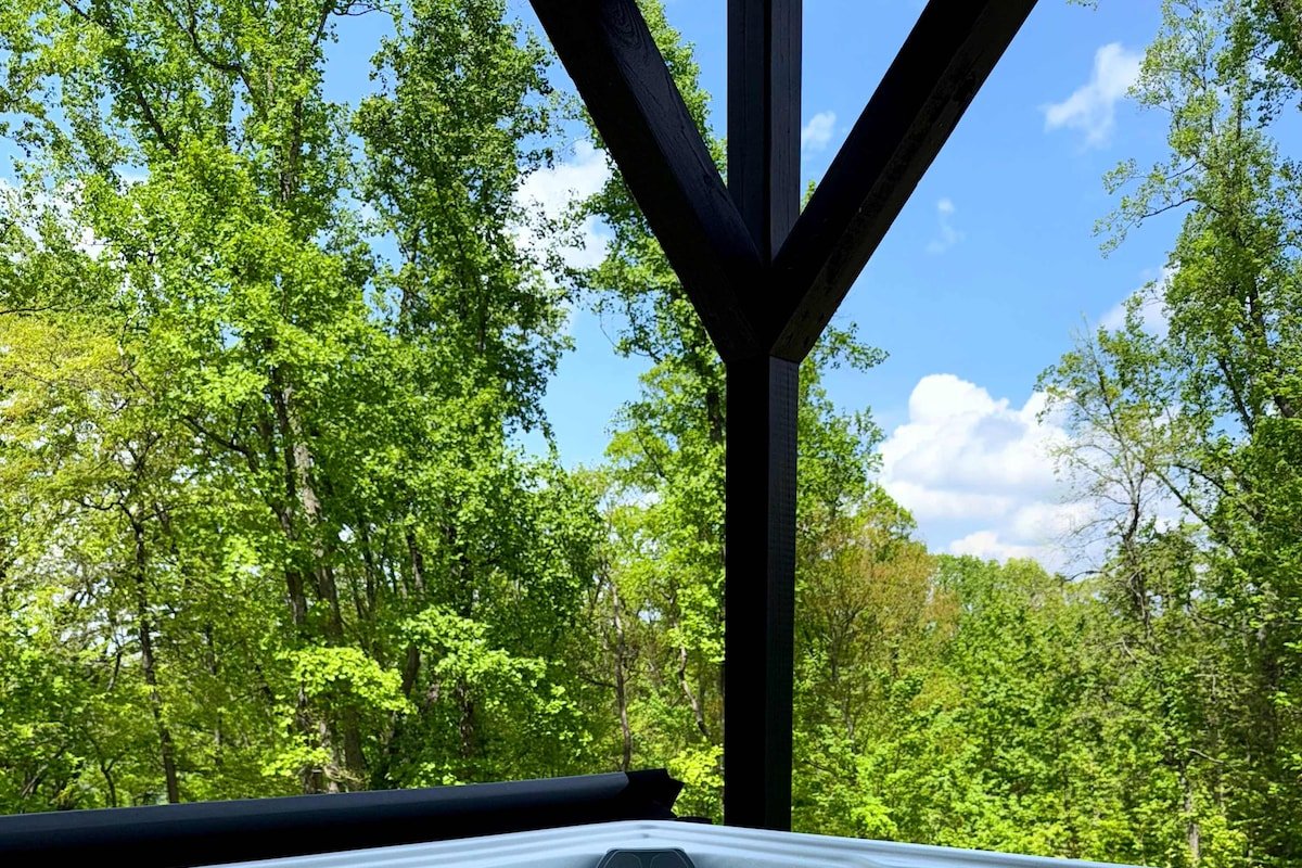 Modern A-Frame Cabin with Panoramic Views| Hot Tub gallery image 4