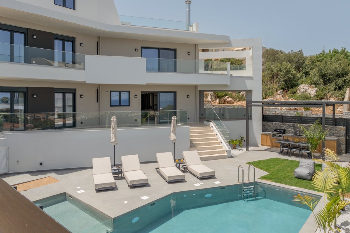 Anama Villa II, with Pool & Views to Rethymno