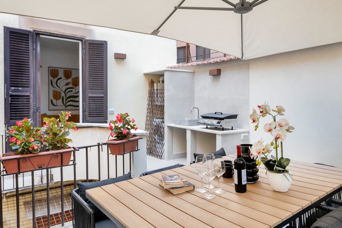 Via Genova 3 BDR w/private terrace@Monti gallery image 4