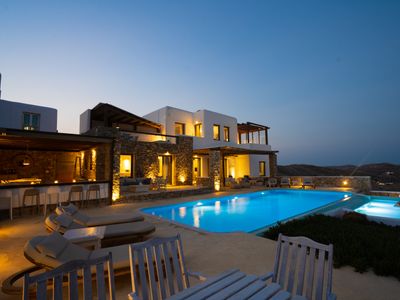 Seaview villa/private pool/Mykonos/amallinisuites