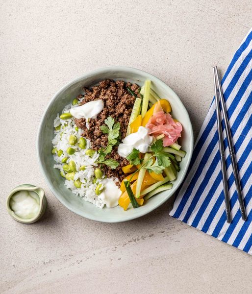 Photo of Soy-glazed Ostrich Mince Bowl