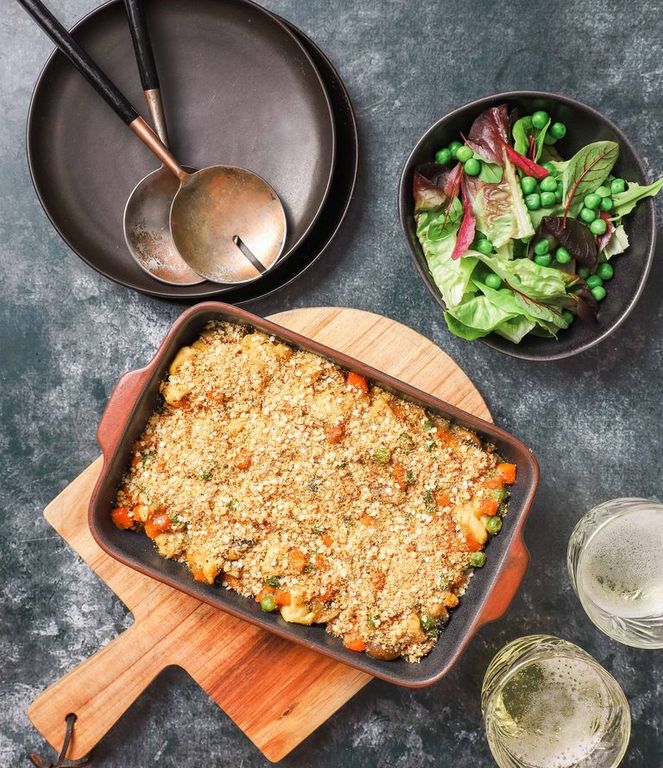 Photo of Quinoa Crusted Chicken Pot Pie