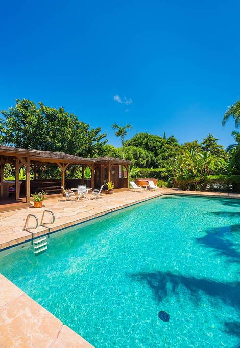 Pool hot-tub tennis tropical oasis gallery image 4