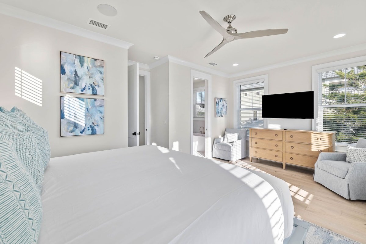 Seacrest Stunner! STEPS to Beach & Town! 4 Bikes! gallery image 3