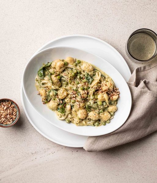Photo of One-pot Pesto & Spinach Gnocchi