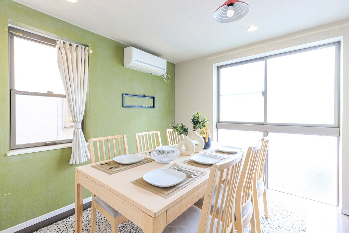 新宿/戸建/クイーンベッド4台/最大8名/ゆったり戸建丸々貸切！/B012 gallery image 3