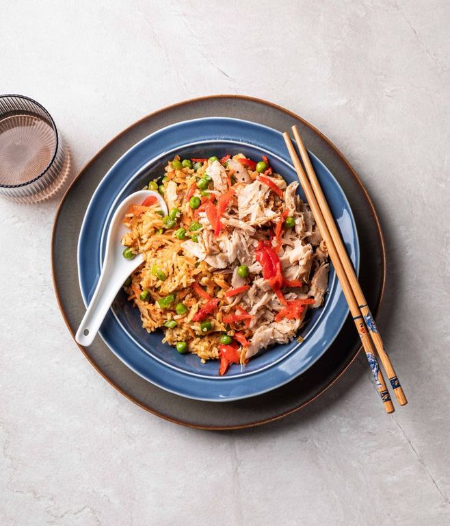 Photo of Vegan Tenders & Fried Rice