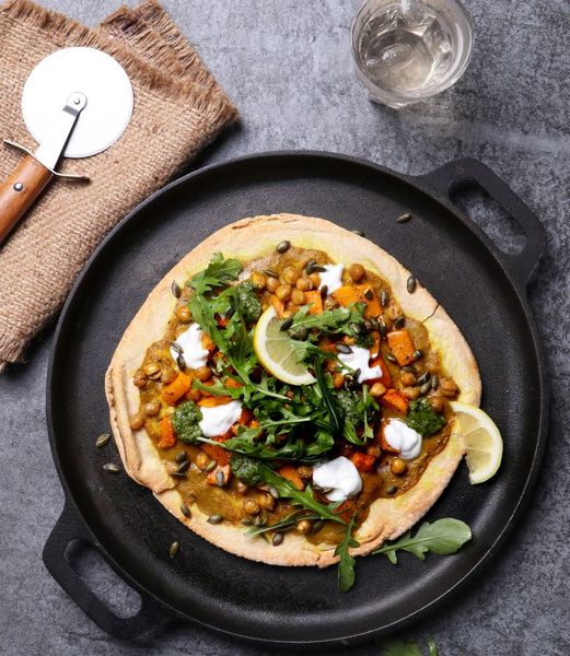 Photo of COCONUT CURRY FLATBREAD