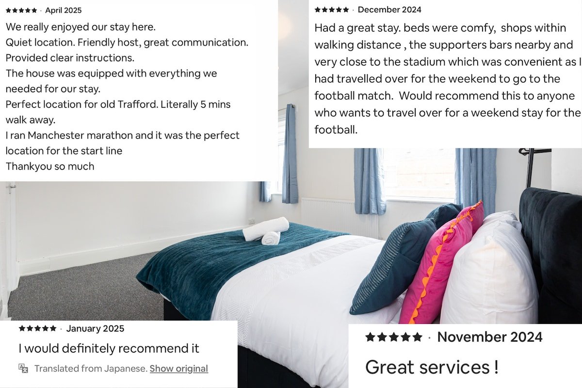 Old Trafford 3BR – Parking – WIFI – Sleeps 4 gallery image 3