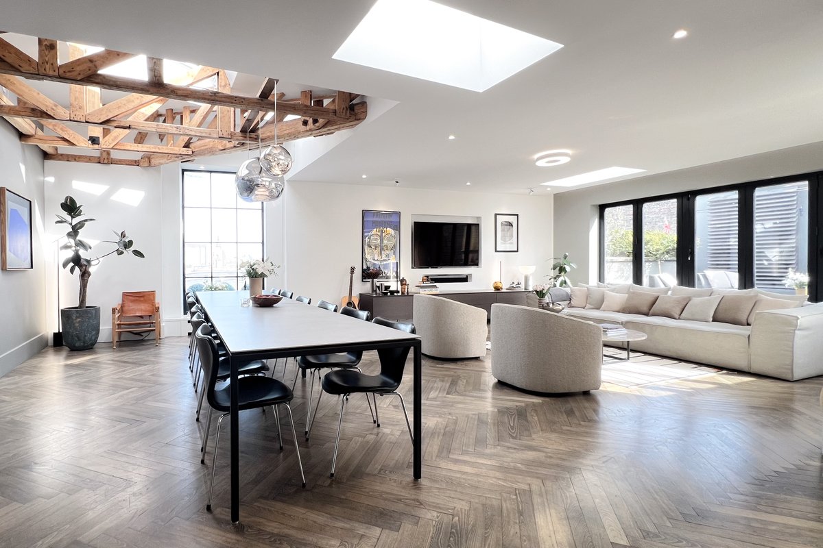 Spacious and bright penthouse