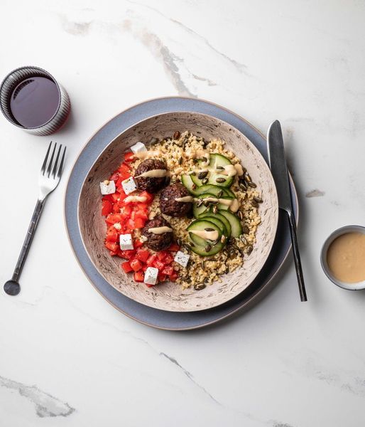 Photo of Hummus & Venison Bowl