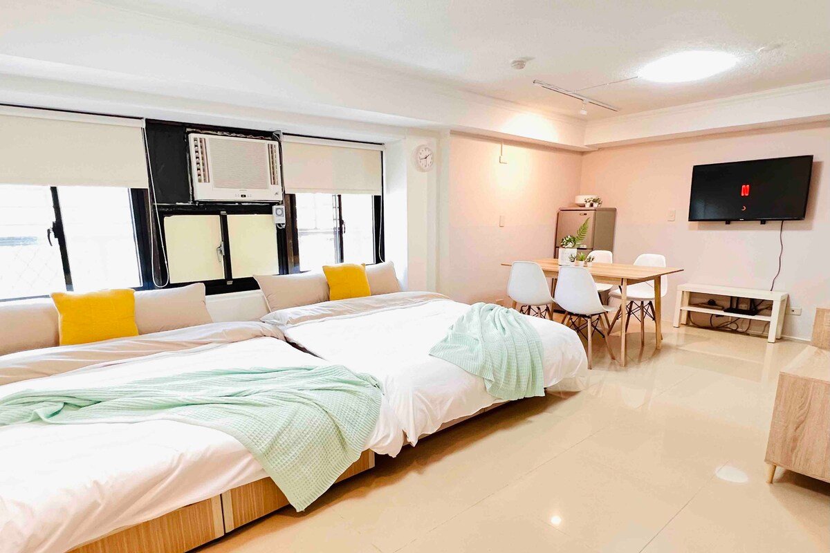 （6-14人）POP MARK｜金元寶 1分鐘 @西門夜市@兩套獨立房源/電梯/洗衣機/用餐區/陽台 gallery image 3