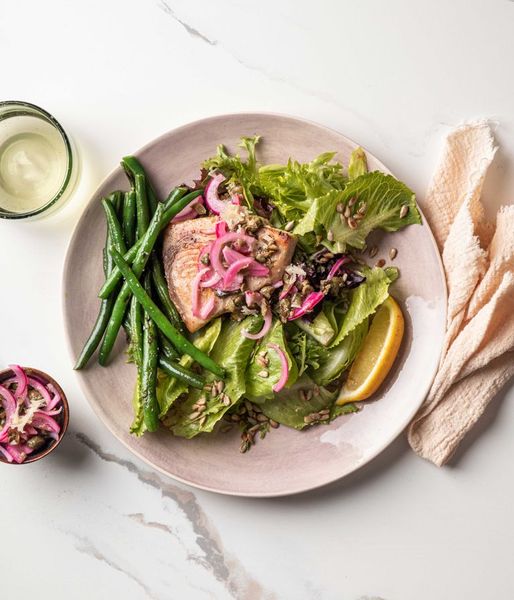 Photo of Swordfish & Charred Green Beans