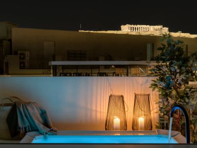 Bright Acropolis Loft Plunge Pool