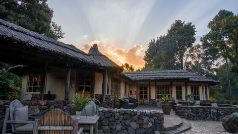 Mount Gahinga Lodge - Main lodge building