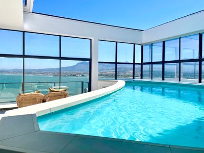 Stunning ocean view house with heated indoor pool