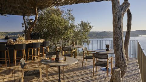 Singita Pamushana Lodge Deck & Bar