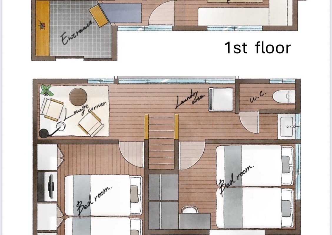 1 stop from Shinjuku! Your urban hideaway3BR/6beds gallery image 5