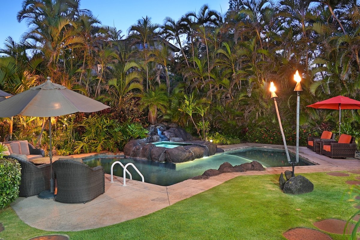 Hale Keoniloa: Tropical Charm + Pool in Poipu gallery image 5
