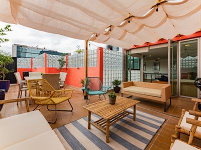 Stylish Apt near Reforma: Private Rooftop/Jacuzzi
