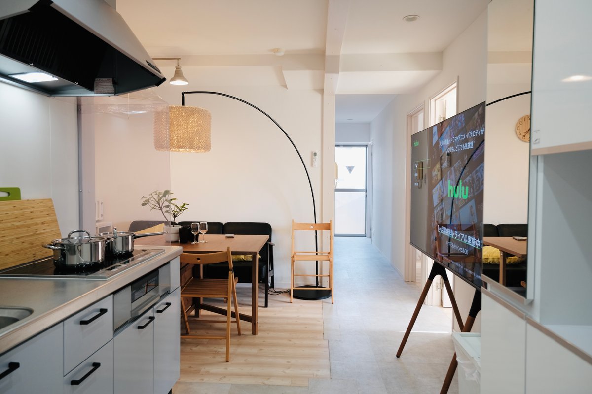 #KBK9A｜新宿・歌舞伎町｜5卧室95㎡超大平层｜超级繁华地段的摩登公寓｜地铁站步行3分钟