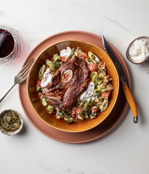 Photo of Lamb Chops & Loaded Bulgur