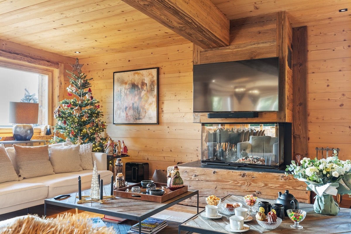 Chalet Ysalpe – Vue montagne, hammam-sauna-jacuzzi gallery image 5