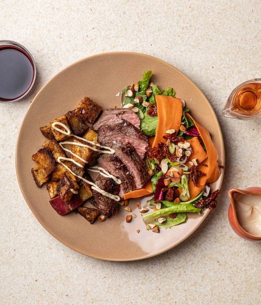 Photo of Ostrich Steak & Sweet Potato