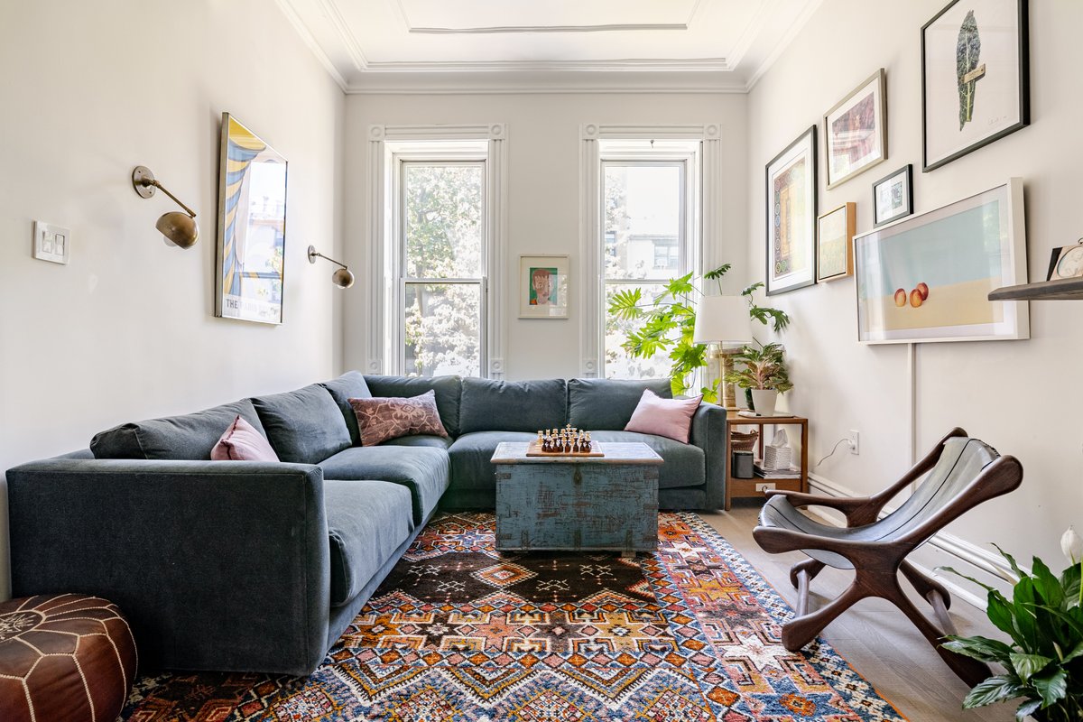 Chic, spacious and eclectic Park Slope brownstone
