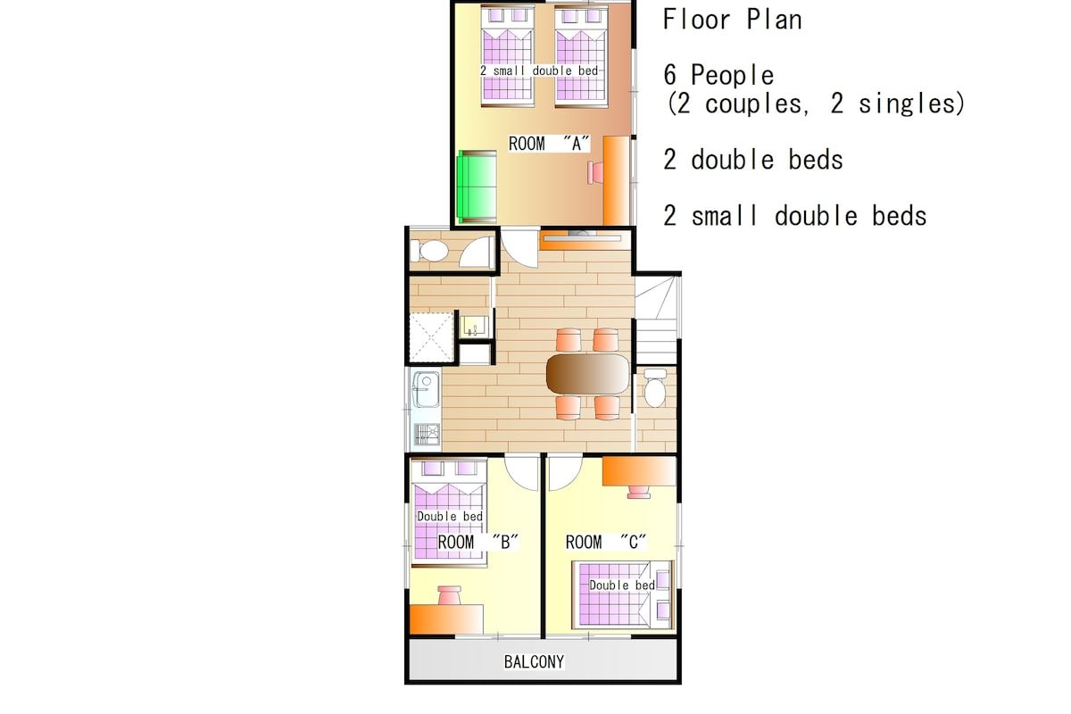3 Bedroom+2 toilets Bamboo House gallery image 3