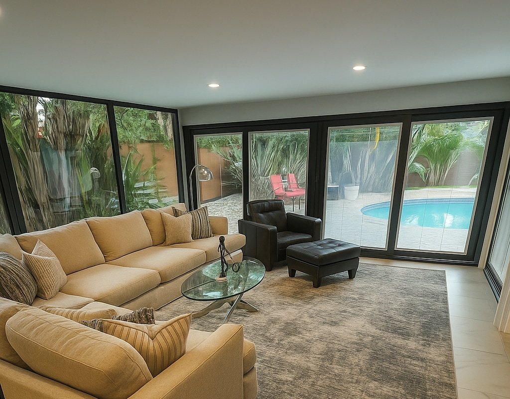 165-Gated Private Modern Oasis Pool-Lawn & Sunroom gallery image 4