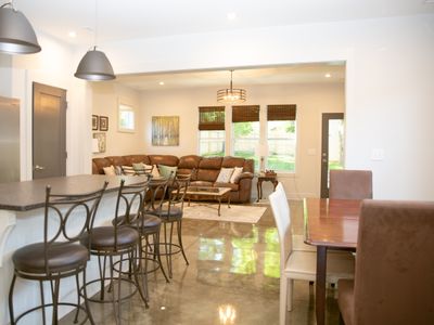 Classy Stay only 2 Miles from Downtown – Sleeps 12