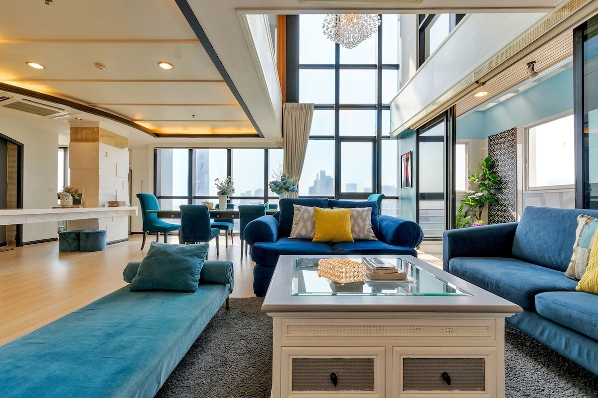 ⭐ Executive Penthouse & patio (Lumpini)+Netflix ⭐ gallery image 2