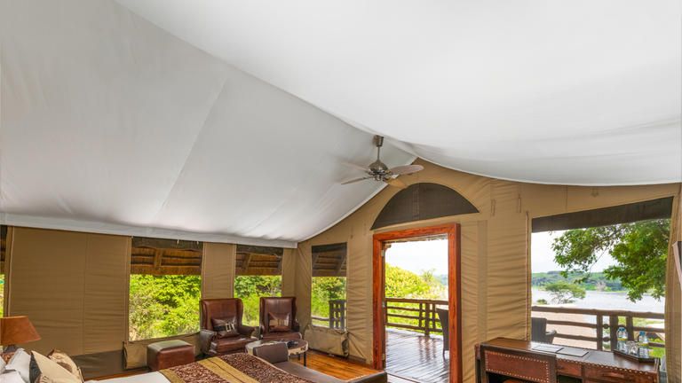 Chobe Safari Lodge Uganda Deluxe King Tent