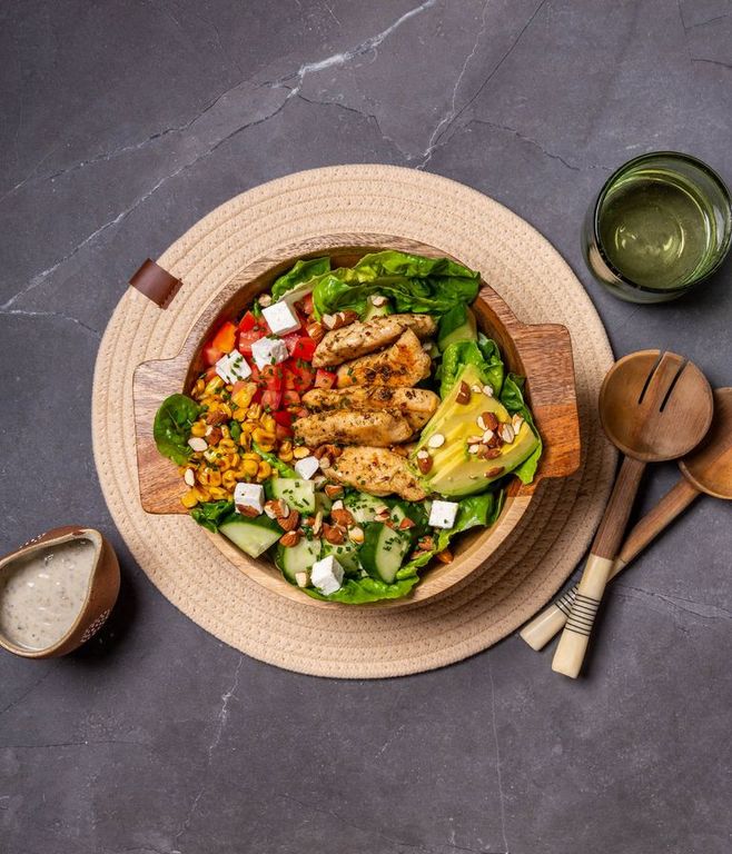 Photo of Ranch Salad & Grilled Chicken