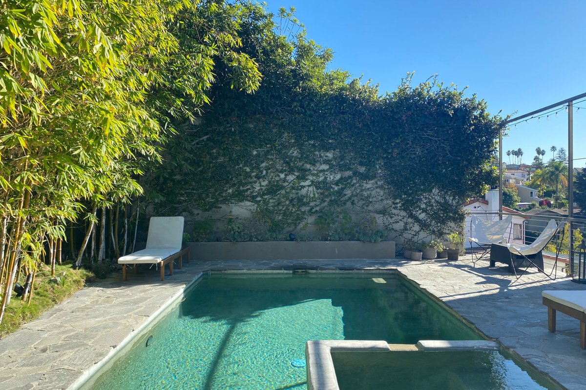 Los Feliz architectural house with pool and views