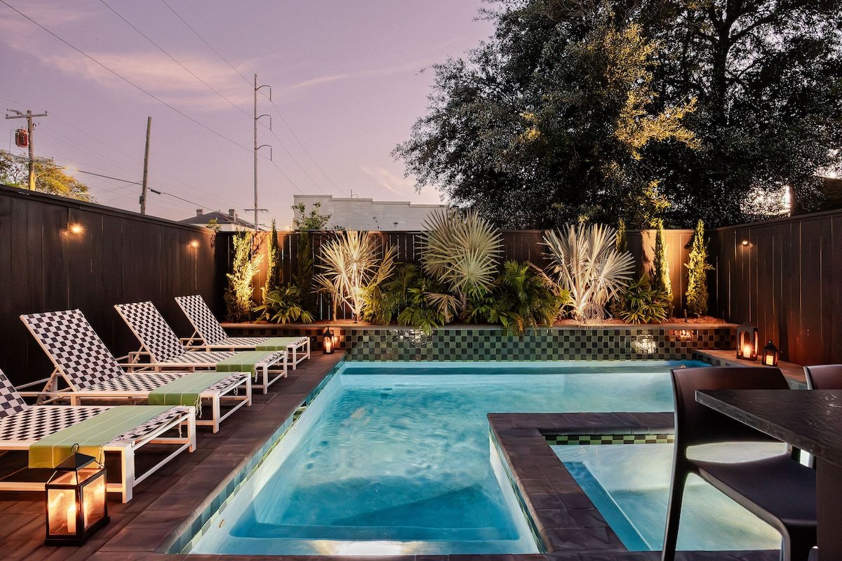 Chic NOLA Home | Heated Pool & Spa gallery image 2