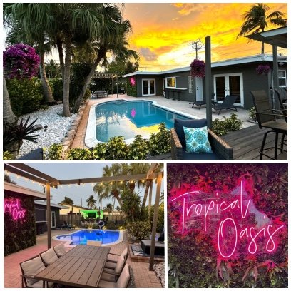 Escape to Tropical Oasis w/ Heated Pool+Cabana Bar