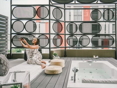 Outdoor Jacuzzi Huge Terrace | 2 Lux BR 7 Min BTS